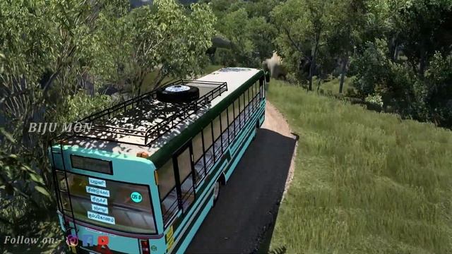 TNSTC Bus driver taking huge risk in Extreme dangerous road смотреть онлайн