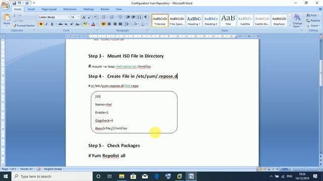 Configuration Yum Repository смотреть онлайн