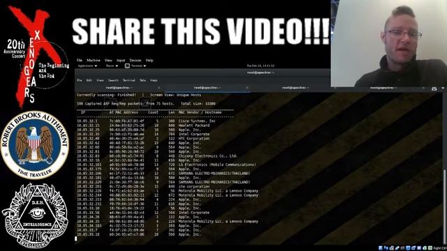 KALI LINUX *LIVE* WiFi & ARP SCAN Public Network Audit смотреть онлайн