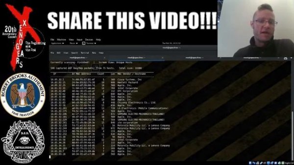 KALI LINUX *LIVE* WiFi & ARP SCAN Public Network Audit