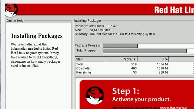 Installing Red Hat linux OLD version смотреть онлайн