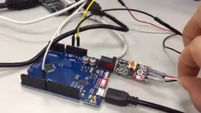 Banana Pi BPI-M4 Ros system via Arduino to test HJ-IR1 on LEDs смотреть онлайн