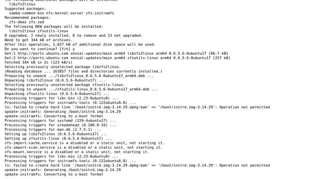 Ubuntu: ZFS modules are not loaded смотреть онлайн