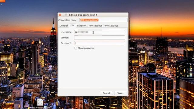 Ubuntu DSL PPPOE Setup 14.04 смотреть онлайн