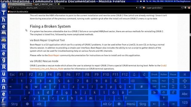 Linktipp : Ubuntu's Bootloader reparieren смотреть онлайн