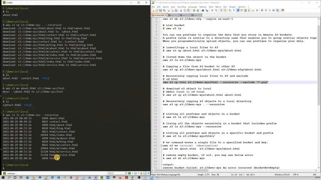 aws s3 cli | aws cli for begineer| aws cli commands смотреть онлайн