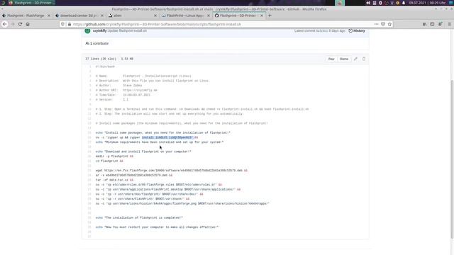 3D-Drucksoftware „Flashprint“ unter Linux installieren - [DE] смотреть онлайн