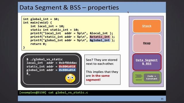 CSCI 3150: 2015-11-16 - Global variables смотреть онлайн