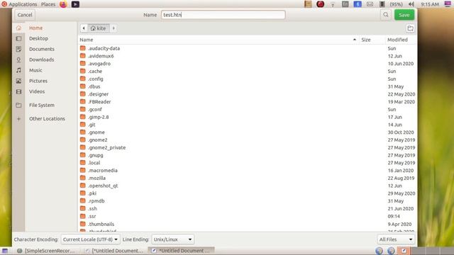 HTML in Ubuntu OS || GEdit Text Editor смотреть онлайн