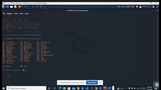 social engineering attack Lab | How to use Social Engineering Toolkit in Kali Linux смотреть онлайн
