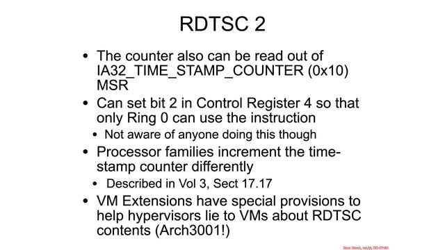 Read the TimeStamp Counter (RDTSC) Assembly Instruction смотреть онлайн