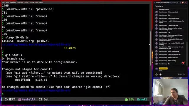 working on an Eshell Prompt смотреть онлайн