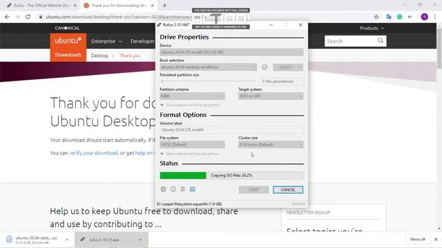 RUFUS BOOTABLE UBUNTU DENGAN MUDAH смотреть онлайн