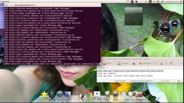 SOLUCIONAR PROBLEMA DE AUDIO CON HDMI EN UBUNTU 14.04 смотреть онлайн