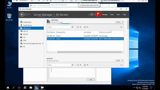 How to Configure An Enterprise Subordinate CA || Lecture 21 смотреть онлайн