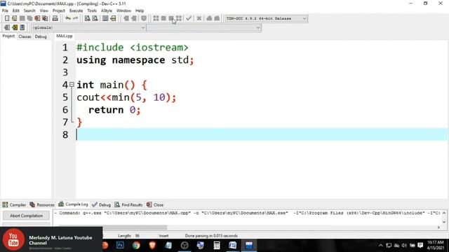 C++ TUTORIAL # 12 (TAGALOG) : C ++ MATH смотреть онлайн