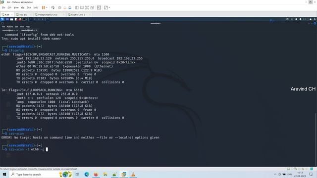 how to install & use arp-scan in Kali Linux смотреть онлайн