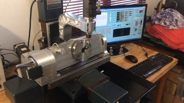 5 axis TCP home made on Mach3 смотреть онлайн