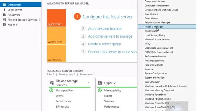 20740 Demo12 Verifying Installation Of The Hyper-V Role смотреть онлайн