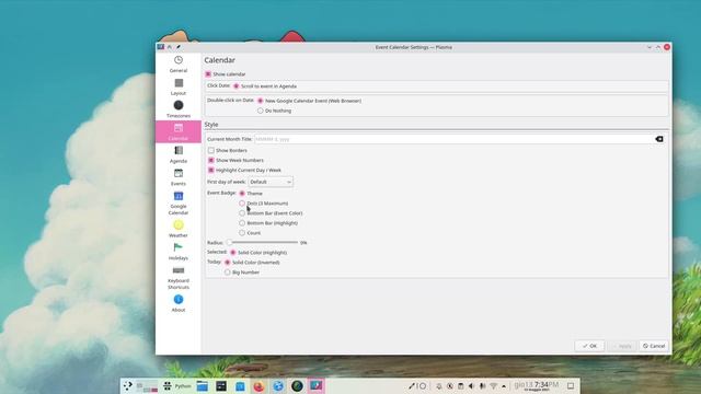 KDE Applets: The Event Calendar! смотреть онлайн