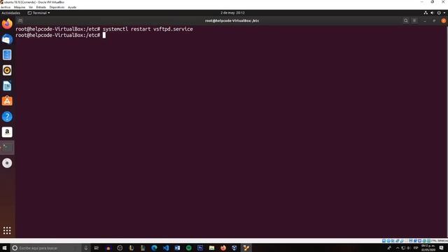 Transferencia de archivos mediante FTP: Red virtual (Windows a Ubuntu 19.10) смотреть онлайн