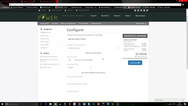 PRÉSENTATION HÉBERGPOWER | HÉBERGEMENT DE JEUX PAS CHÈRE смотреть онлайн