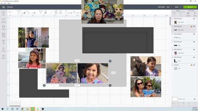 DIY Taking a Picture and Using Print Then Cut Feature and Slicing in Design Space Tutorial смотреть онлайн