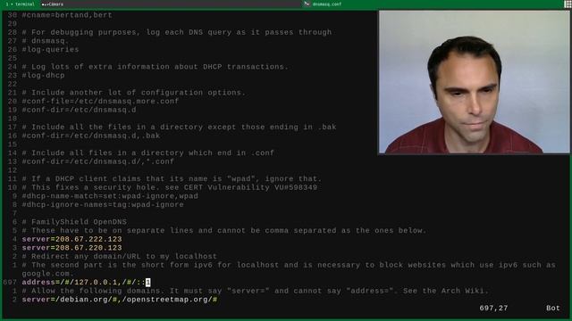Using dnsmasq on a Debian laptop for parental controls смотреть онлайн