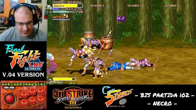 FINAL FIGHT LNS ULTIMATE V.04 - CAPCOM ALL STARS - HARD/CRAP MODE - NECRO (1cc) (CTR) смотреть онлайн