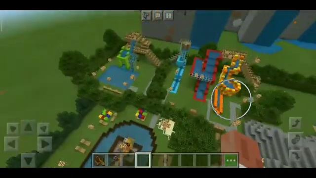 Enjoying the ride of water park in Minecraft pocket edition. PART 01 💯👍🔥🤘 смотреть онлайн