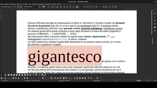 Writer 1 - formattazione testo смотреть онлайн
