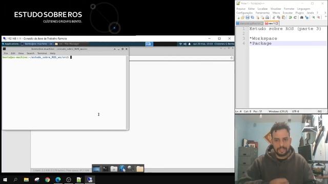 Estudo sobre ROS (parte 3): Workspace e Packages смотреть онлайн