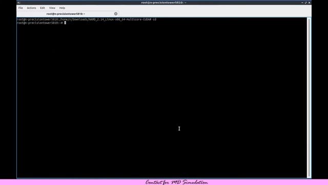 Simplest way of installing VMD and NAMD on Linux смотреть онлайн