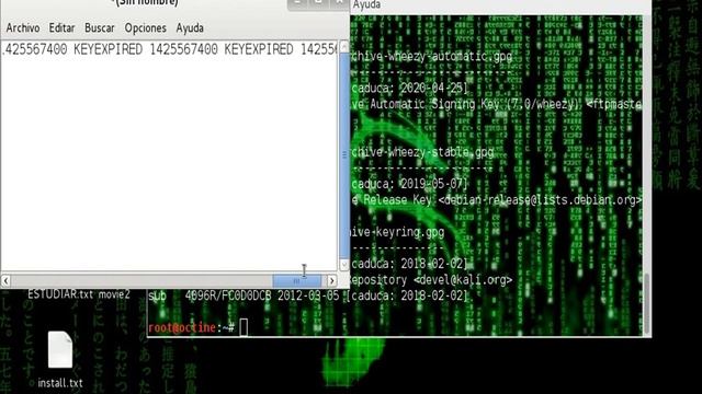 SOLUCIONAR ERROR DE CADUCACION DE LA LLAVE PUBLICA GPG EN KALI LINUX смотреть онлайн