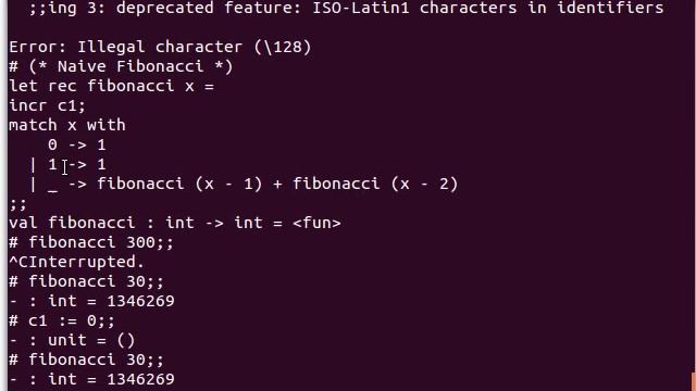 OCAML Tutorial 16/33: Memoization and Recursive Functions in OCAML Toplevel смотреть онлайн