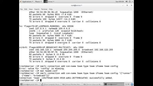 How to Configure Network Teaming in Centos 7 , Redhat 7 (Broadcast) смотреть онлайн