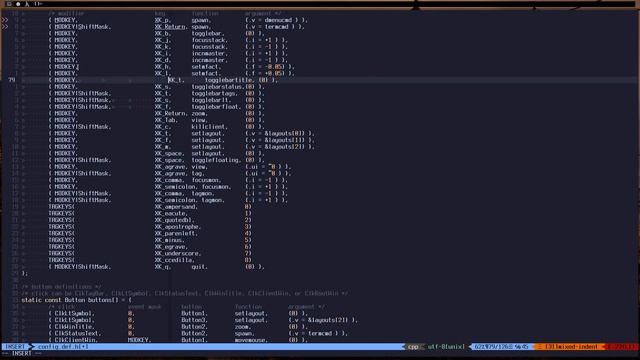 Patch for DWM bar toggling (status, title, tags, and layout). смотреть онлайн