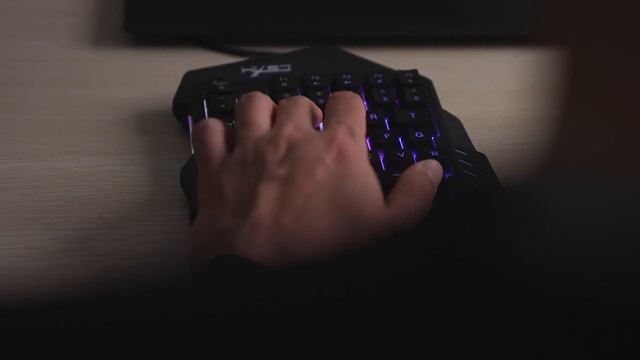 HXSJ J50 One-Handed Gaming Keyboard 35 Keys LED Backlight + Wired Gaming Mouse with Breathing Light смотреть онлайн