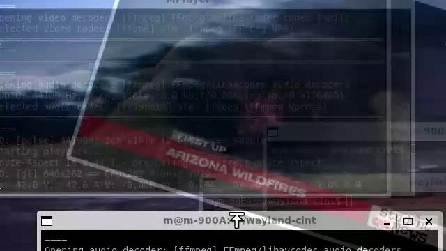 Mplayer under Wayland смотреть онлайн