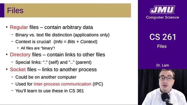 JMU CS261 25 Files Part 01 - Intro смотреть онлайн