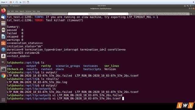 Running ltp tests смотреть онлайн