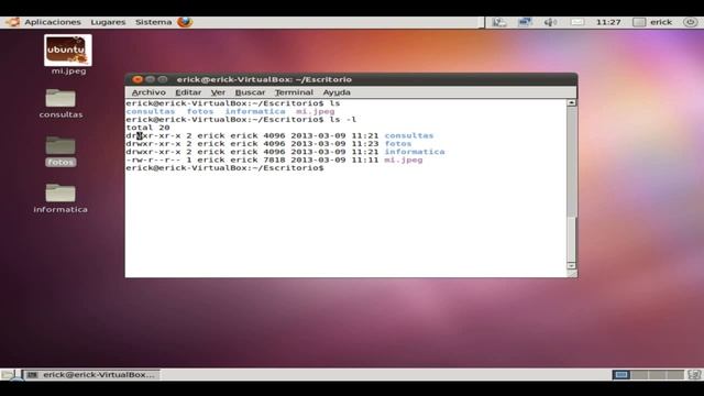 Uso del comando chmod en ubuntu смотреть онлайн