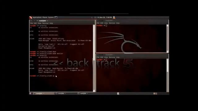 Setting Wireless Card to Monitor Mode On Backtrack r3 before Cracking wpa wpa2 смотреть онлайн