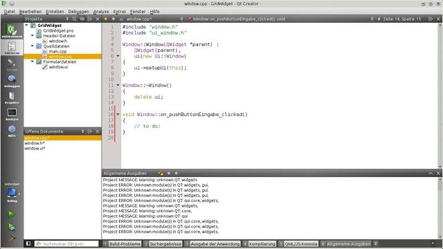 qt tutorial 029 widgets 02 смотреть онлайн
