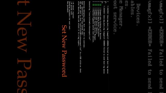 Linux Reset Root Password. смотреть онлайн