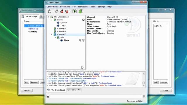 [C3] TeamSpeak 3 Client - Permissions System for Advanced Users смотреть онлайн