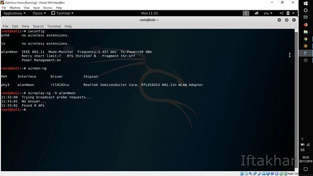 How to check Monitor, Injection and AP mode of any wifi adapter смотреть онлайн