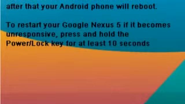 LG Nexus 5 hard reset смотреть онлайн