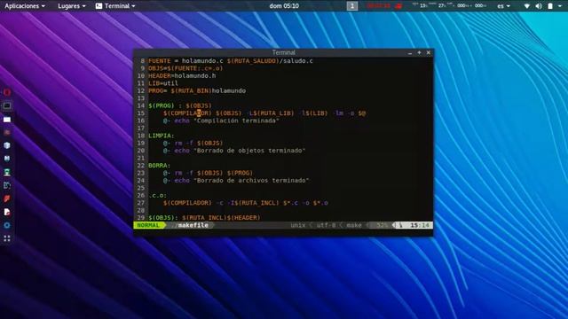 Ejemplo y uso de Makefile en LINUX para C++ смотреть онлайн